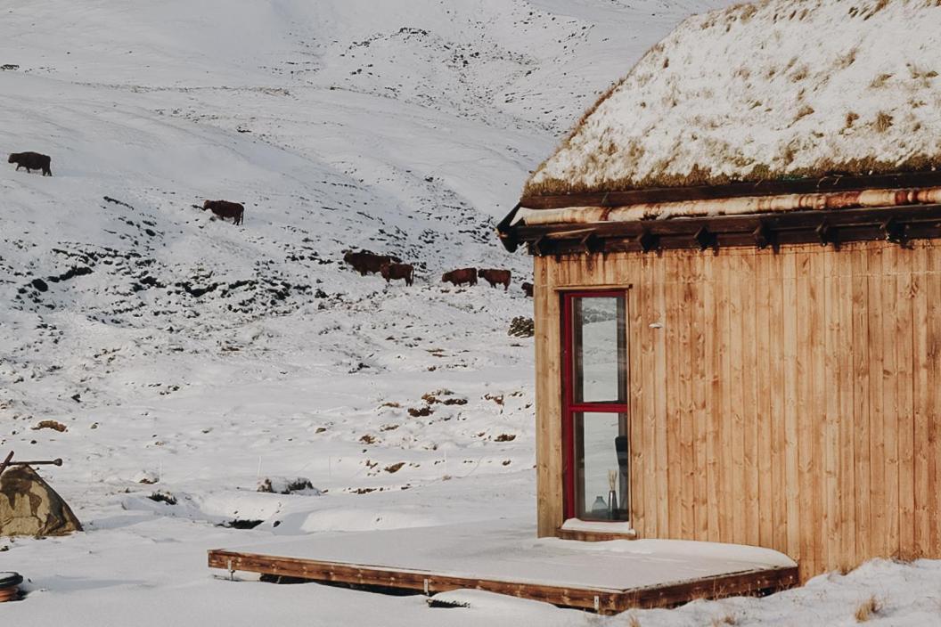 Mulafossur Cottage No 3 By Famous Waterfall In Gasadalur Kültér fotó