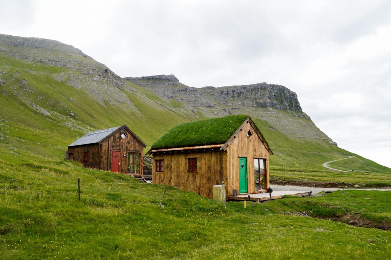 Mulafossur Cottage No 3 By Famous Waterfall In Gasadalur Kültér fotó